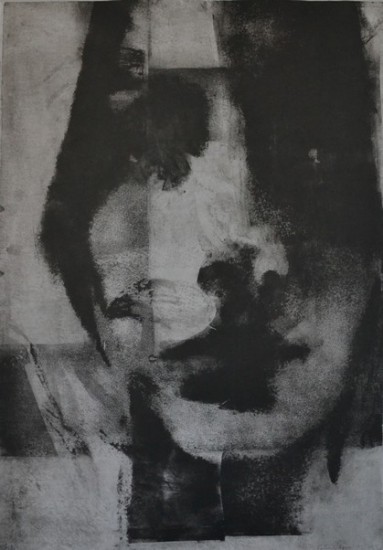 from the series: Self-portraits | etching | 100×70 cm | 2015